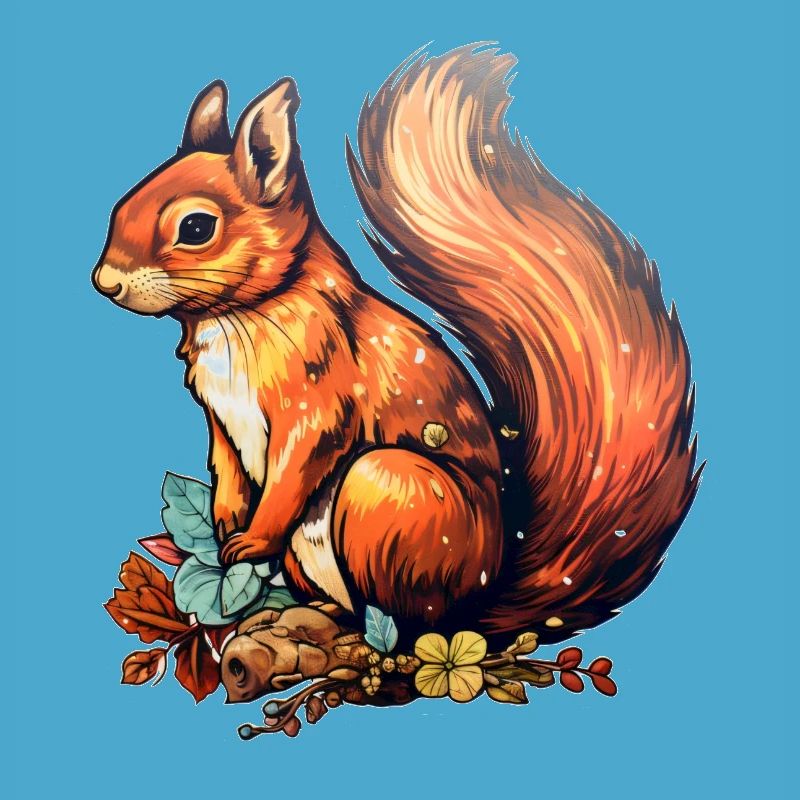 Eichhörnchen putzig