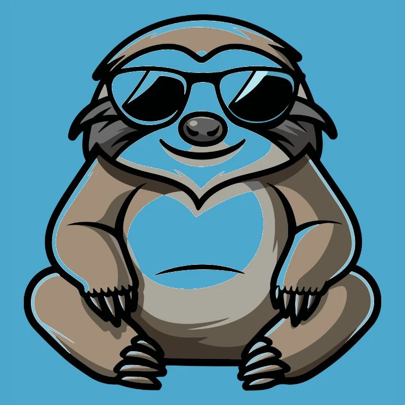 Sloth Comic Cool