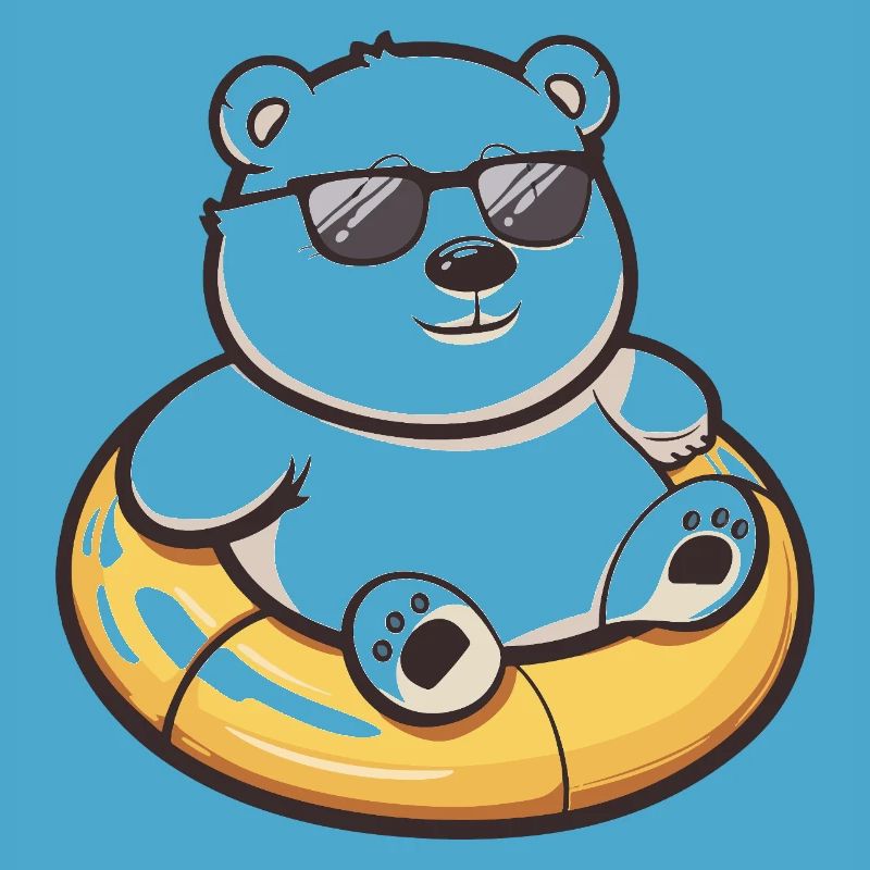 Polar Bear Comic Cool
