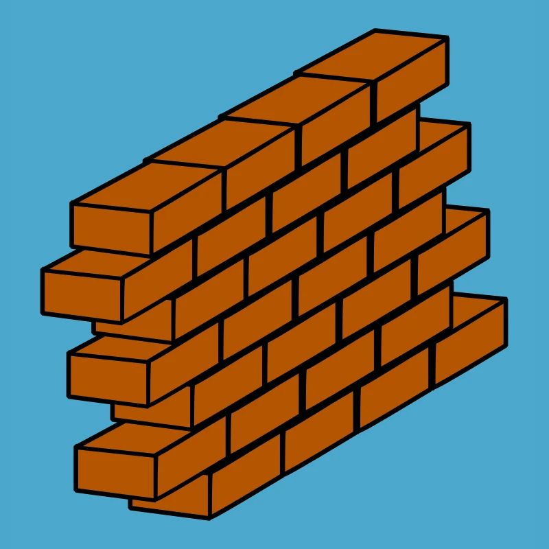 Backsteinmauer