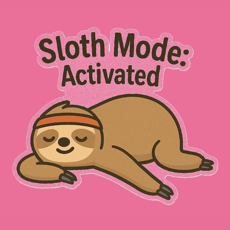 Sloth Mode: ON - Sloth Mode activated