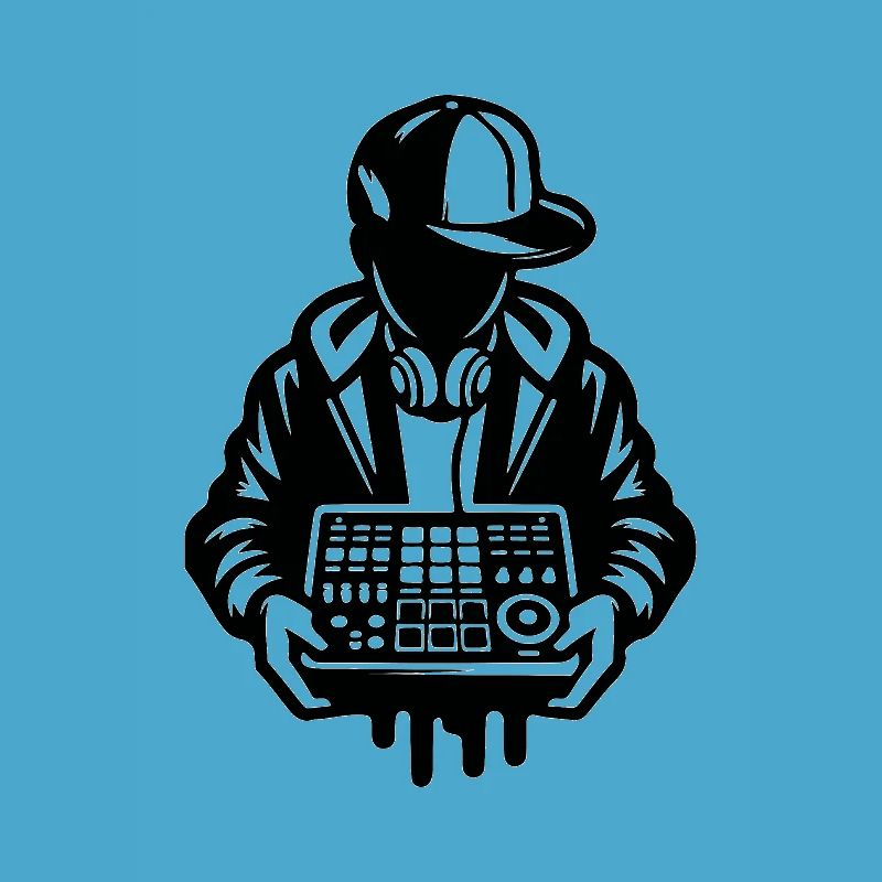 Beat Maker Sampler in der Hand