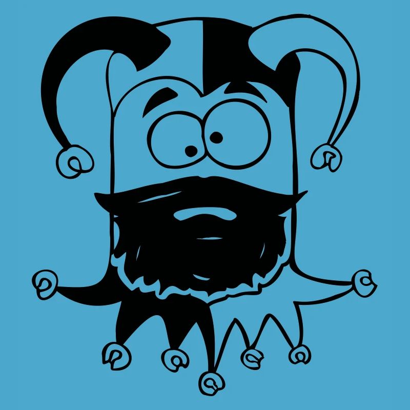 Jester squinting cube