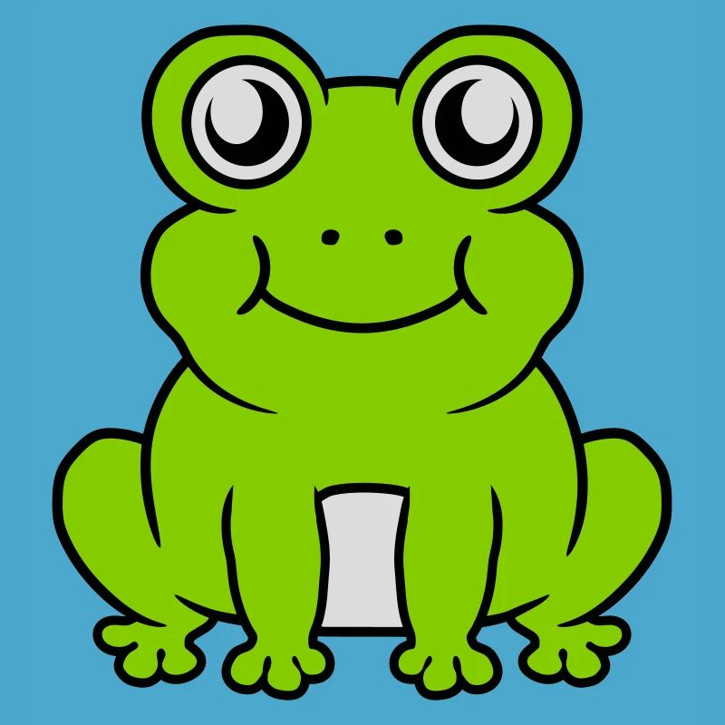 Small seated sweet frog