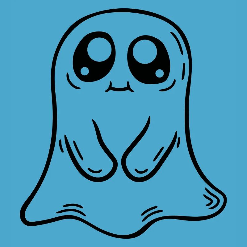 Comic kleiner süßer Geist