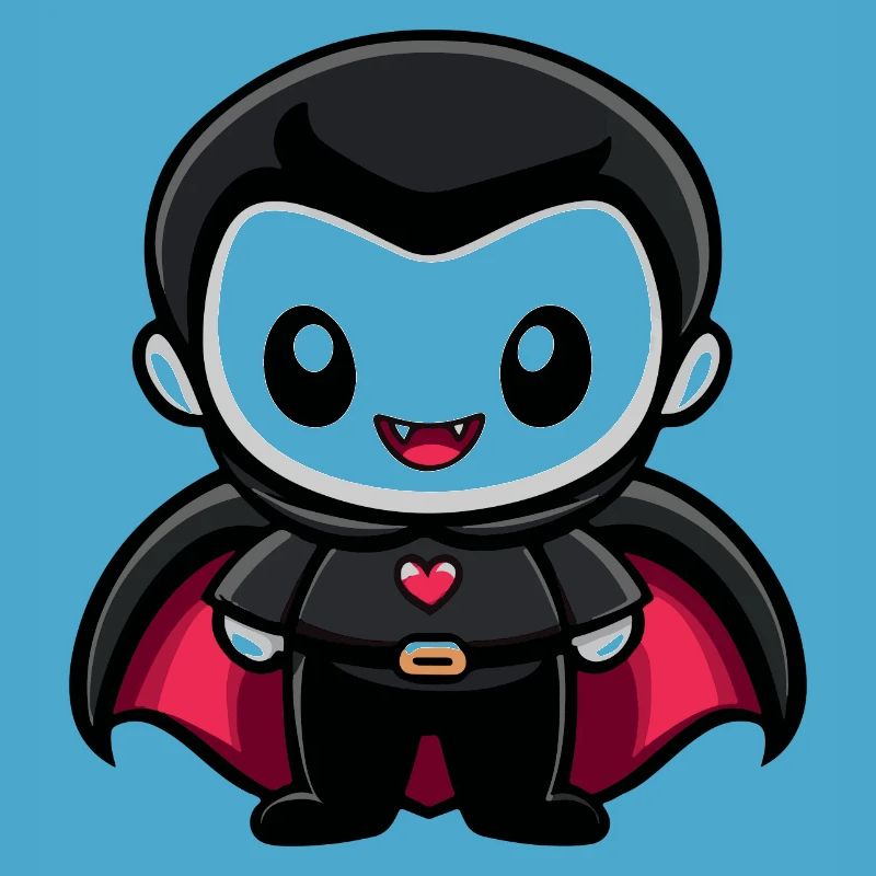 Vampire Halloween Cute Comic