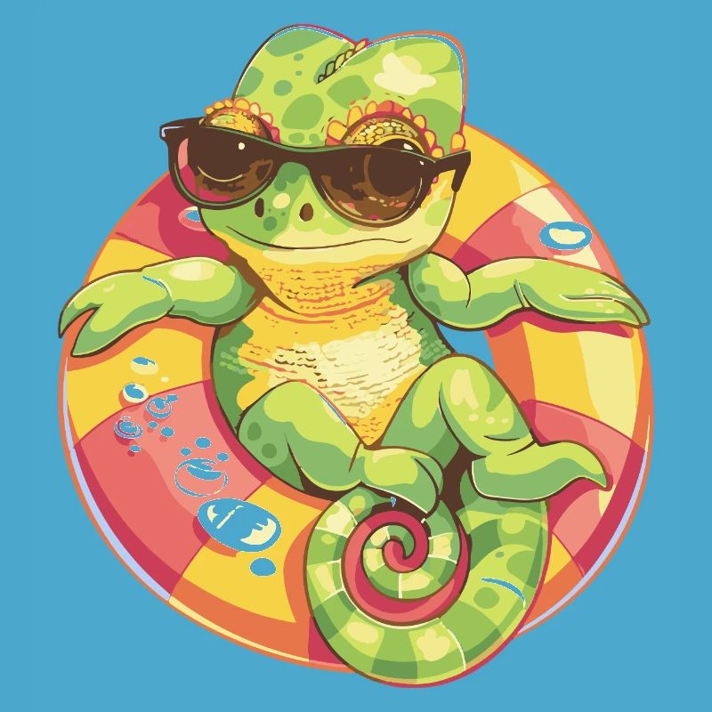 Chameleon Comic Cool