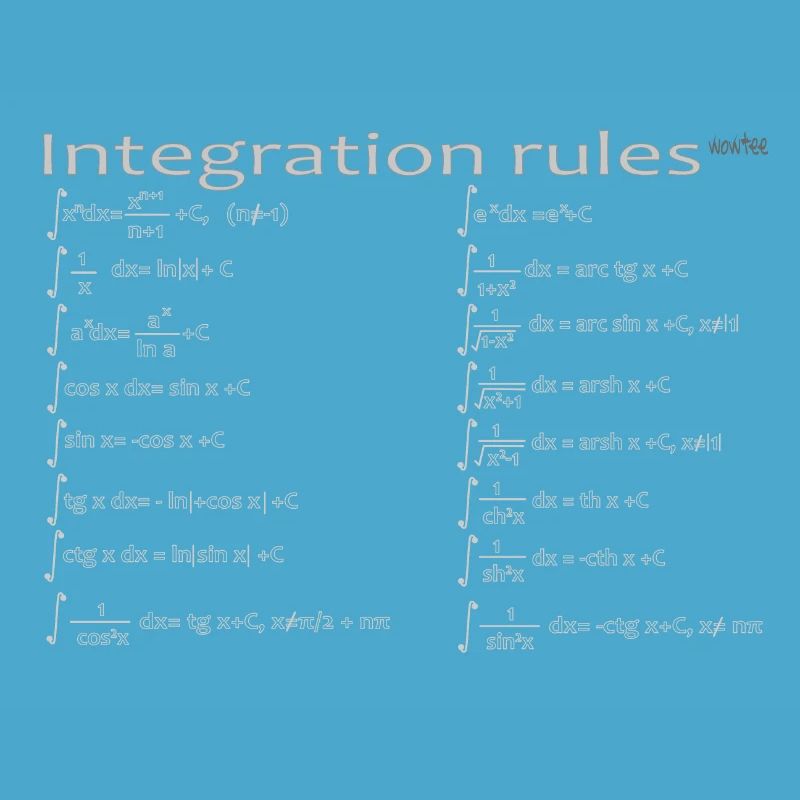 Integration rules