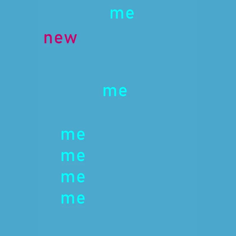 Person me = new Person (); Programmieren Code Java