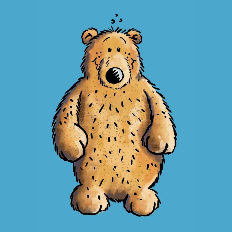Dicker Braunbär - Bär - Teddy - Comic