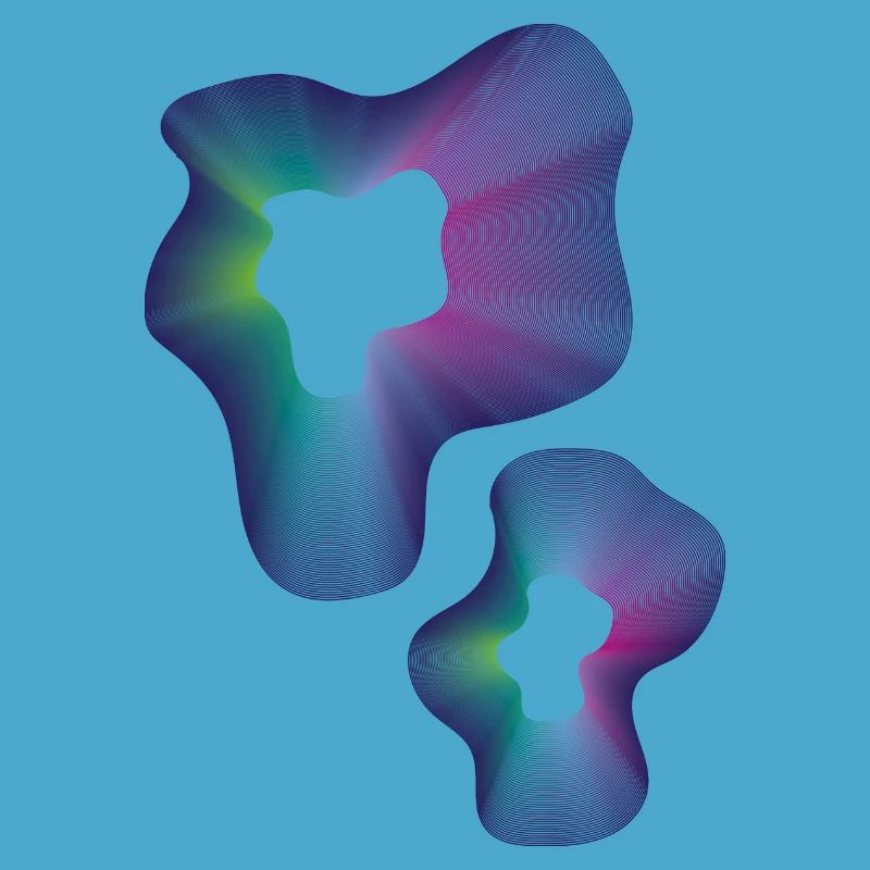 Abstract neon pattern