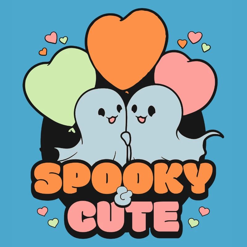 Spooky October Cute Halloween Ghost