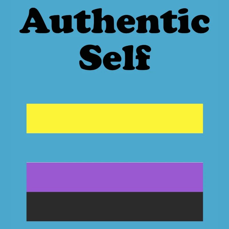 Non Binary Flag Authentic Self