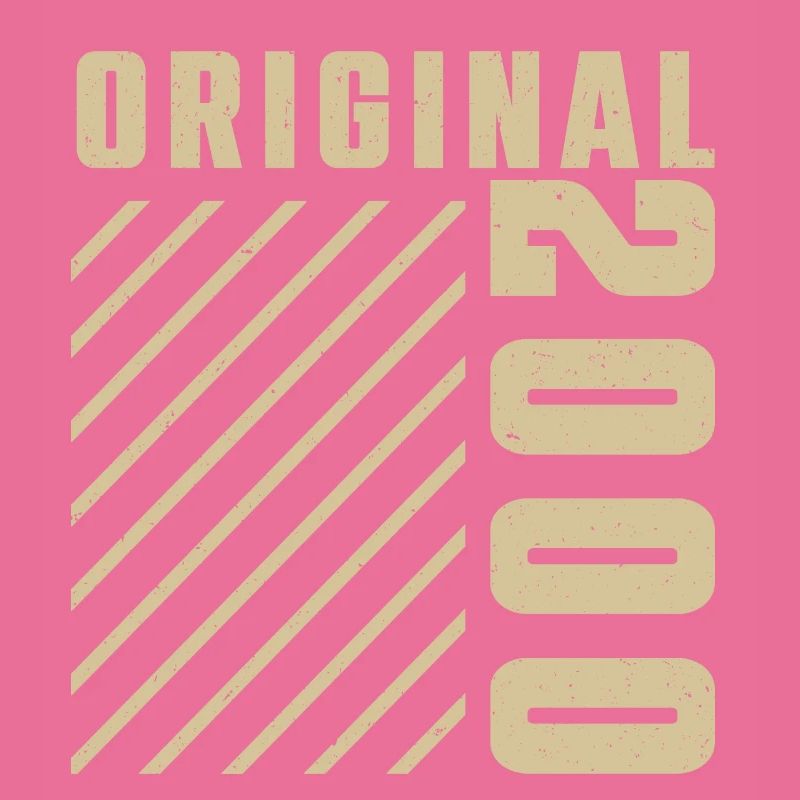 Original 2000 Authentisch 2000 Vintage Bursdag