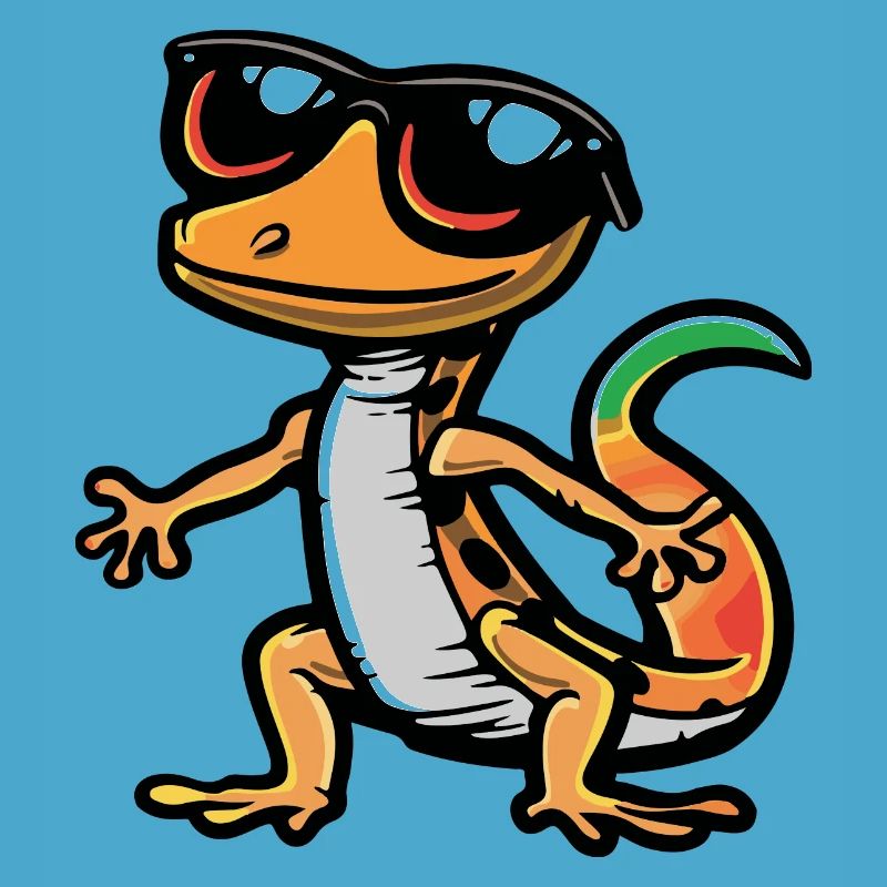Echse Comic Cool