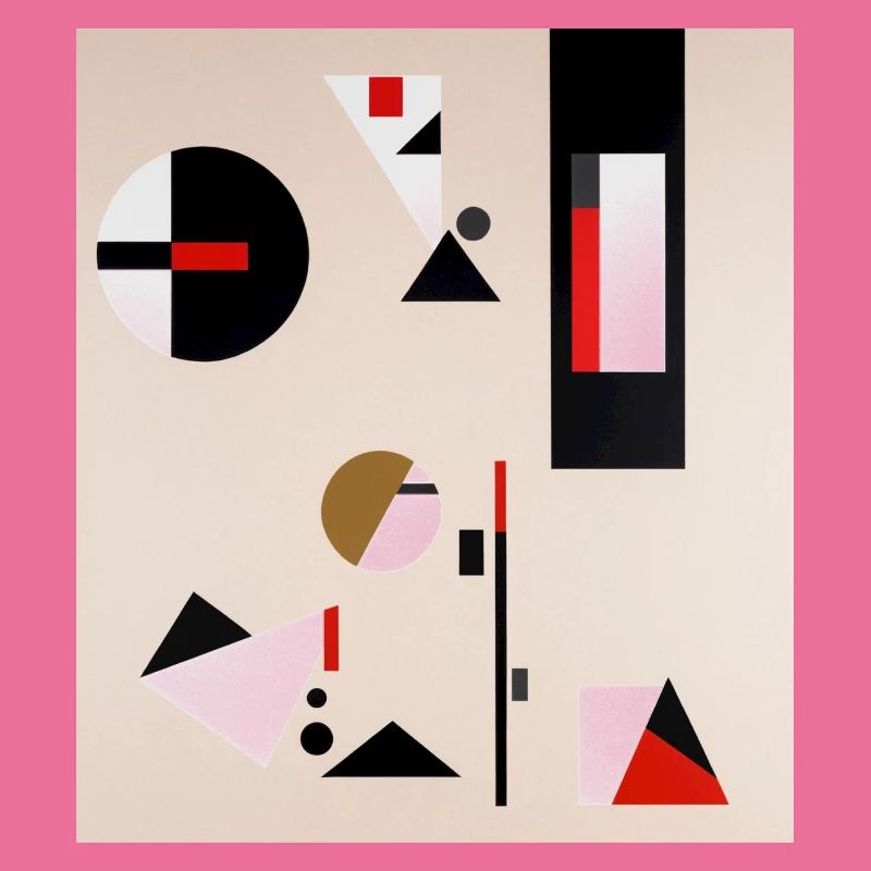 Abstract geometric composition