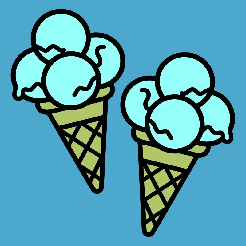 Crème glacée à la crème Eis