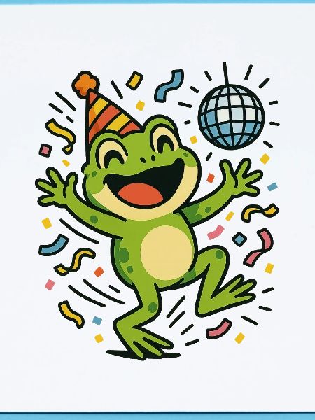 Grenouille de fête