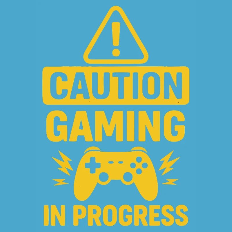 Warnung Gaming in Progress
