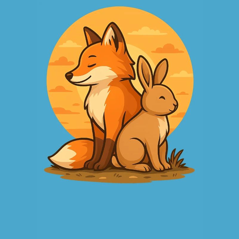 Fox and Rabbit