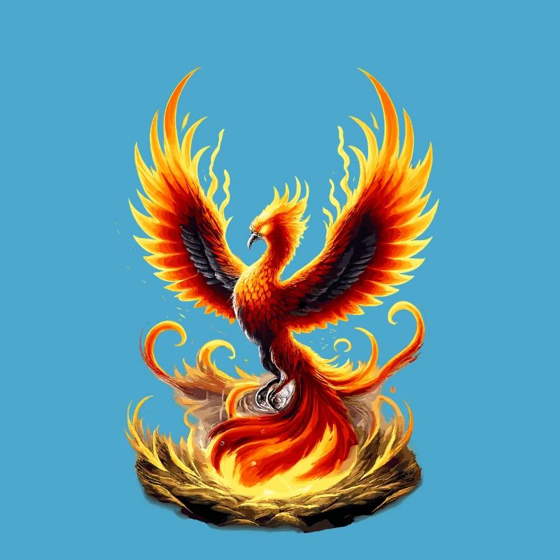 Fire Phoenix Flame Vortex