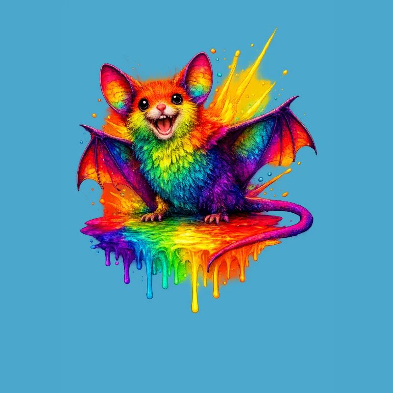Rainbow Bat Splash