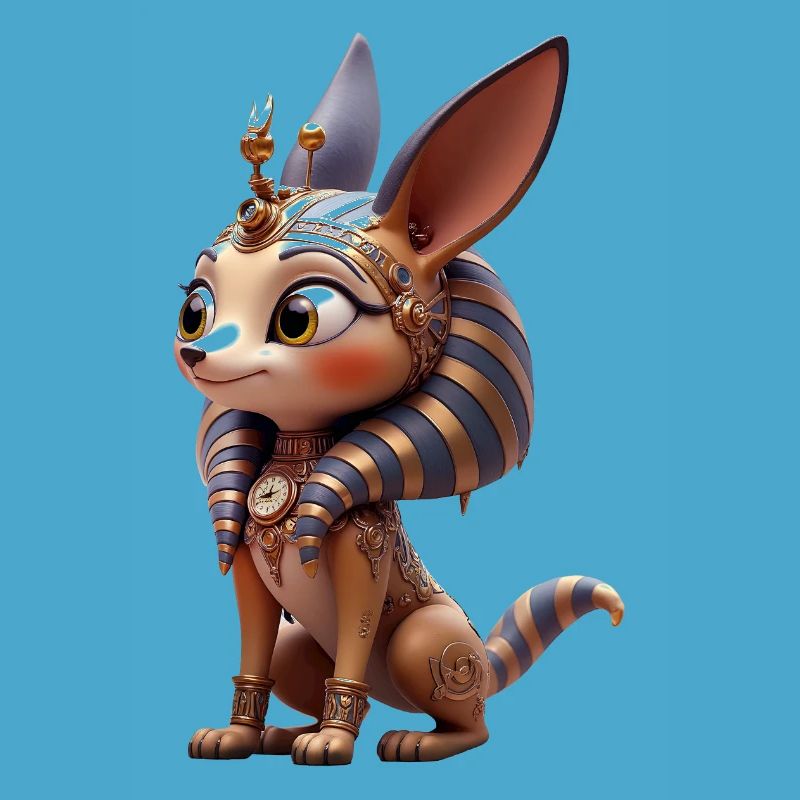 Armadillo steampunk doré