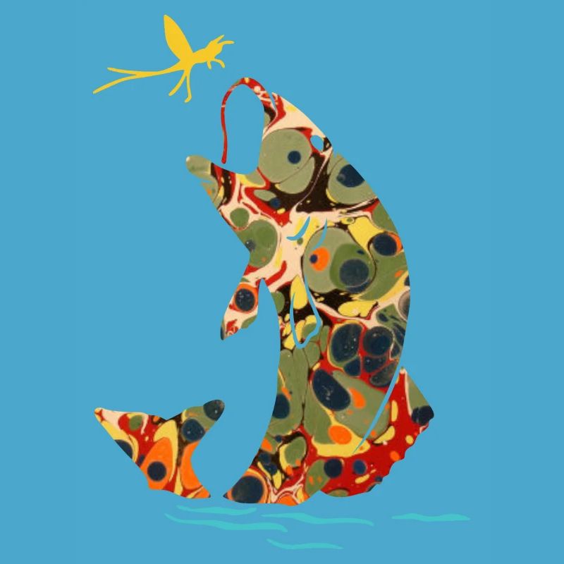 poisson avec libellule e 41