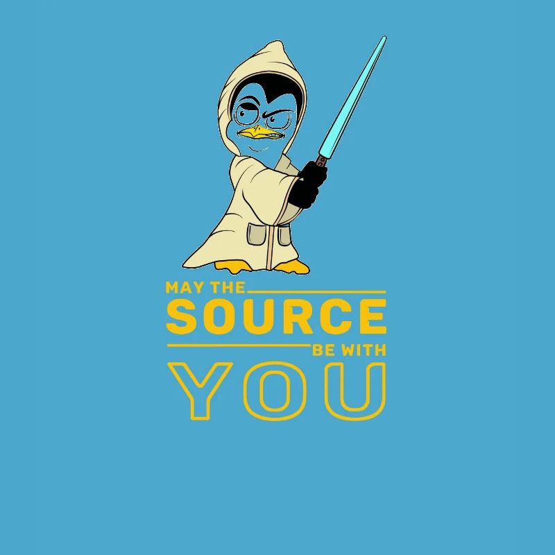 IT nerd Linux Linux penguin geek ingénieur logiciel