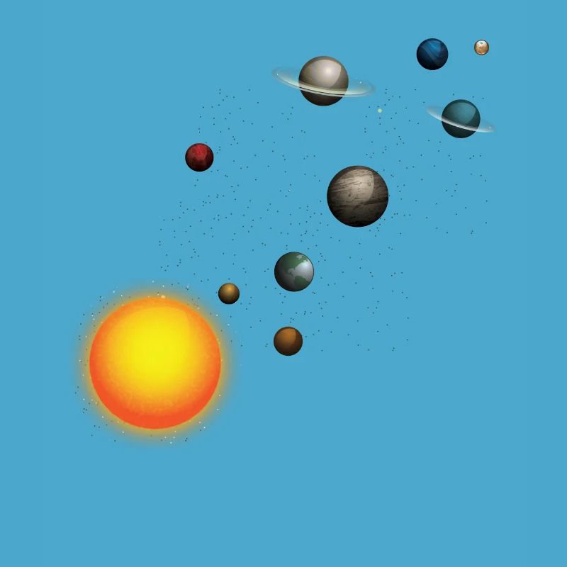 Solar System Space 8 Planets & Sun space lover Shi