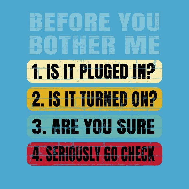 Funny Information Technology Tech | Technical Supp