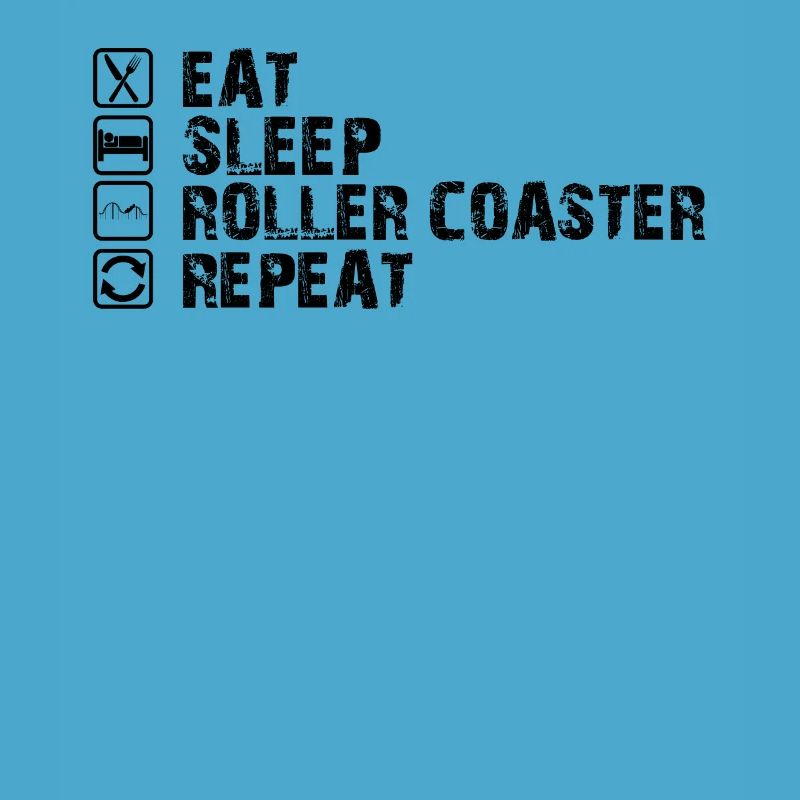 Roller coaster amusement park rollercoaster gift idea
