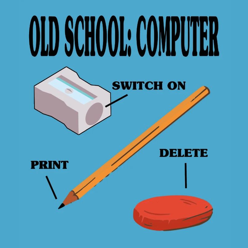 Old School Computer PC Technik