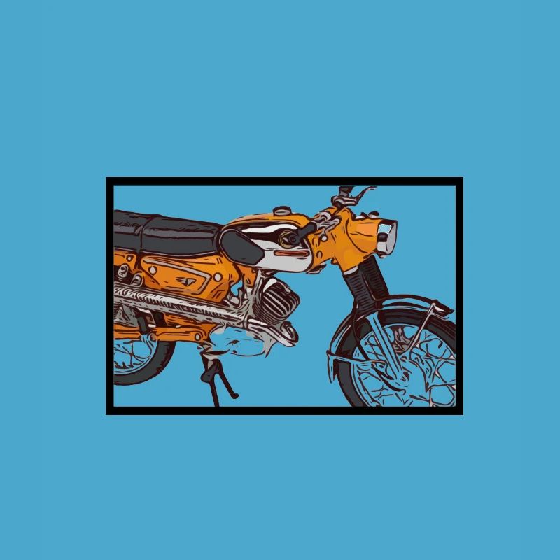 Zündapp Mofa Moped Oldtimer Geschenkidee