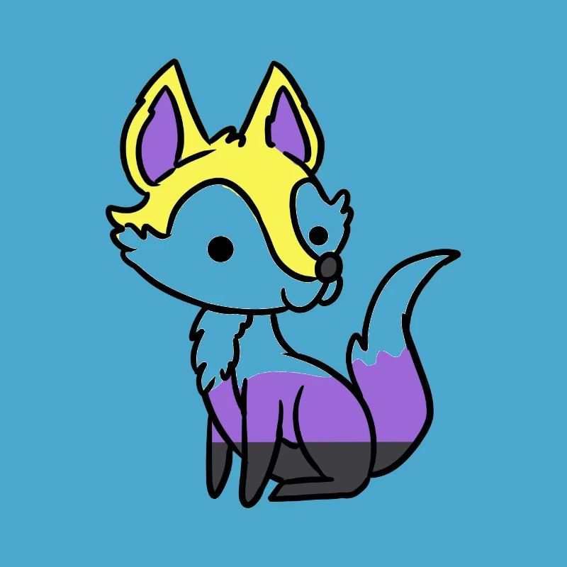 Nonbinary Fox Nonbinary Pride