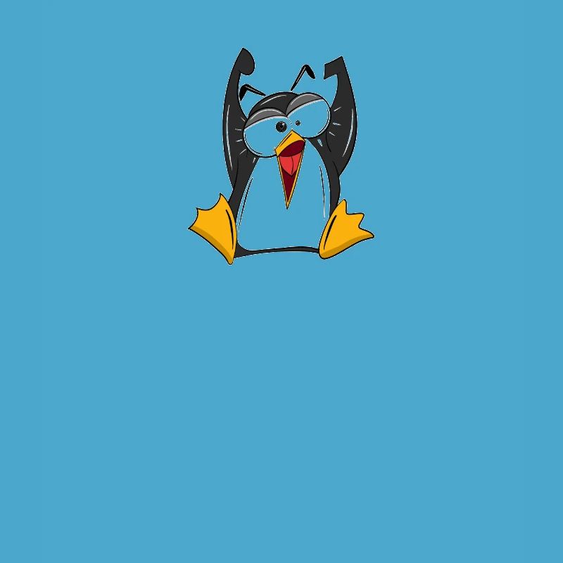 Correction de l'ordinateur Linux SysAdmin Hacker Coder Penguin