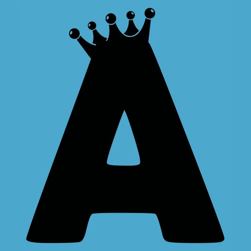 Buchstabe A Krone