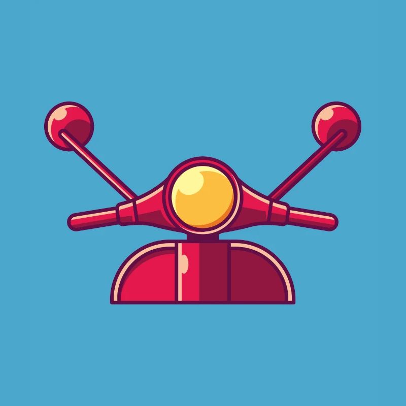 ROLLER RETRO Roller Geschenk Moped Rollerfahrer