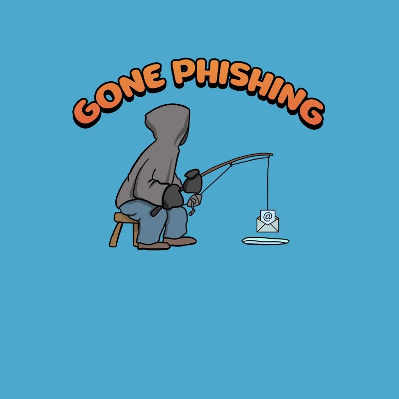 Gone Phishing Hacking Computer Hacker Gift