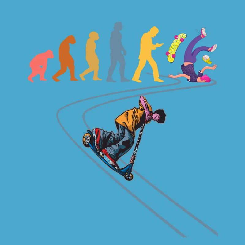 Trottinette cascadeur roller rollers de cascade roller