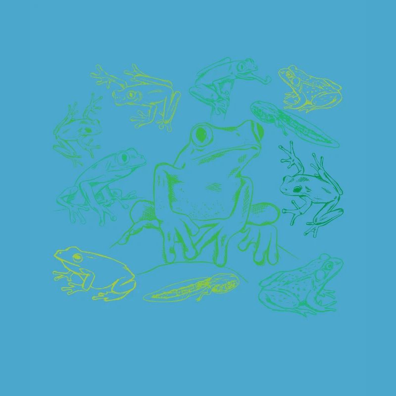 Tadpole Frog Toad Collage Frog Lovers