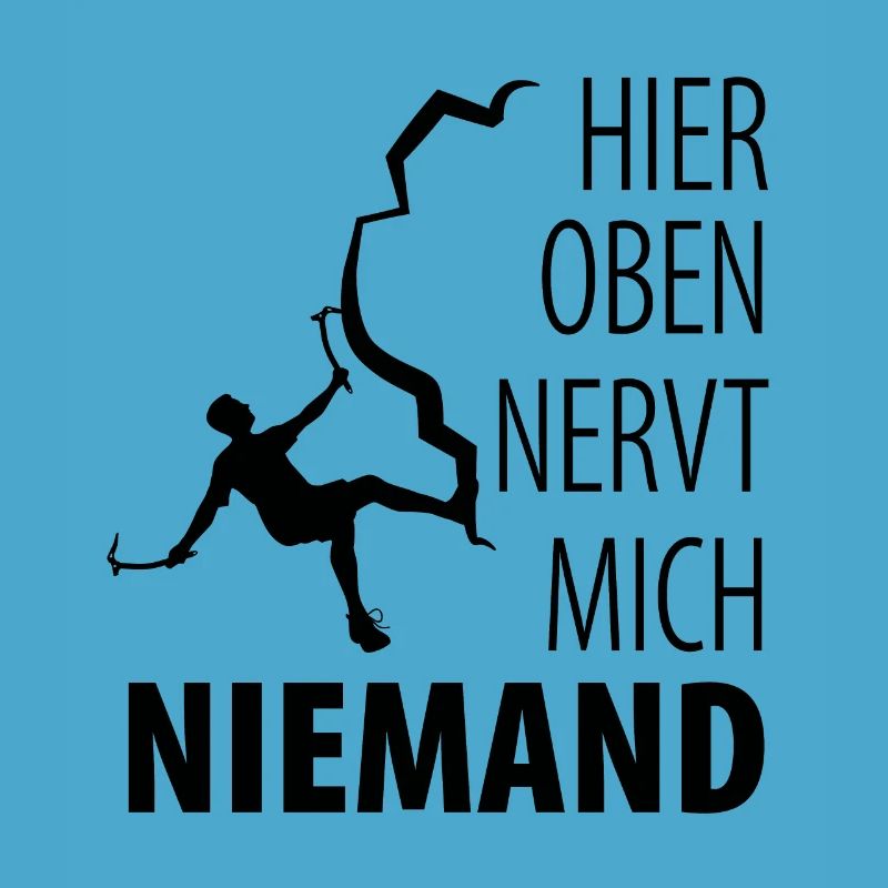 Eisklettern Eiskletterer Eispickel