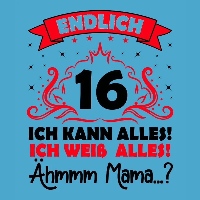 16 Geburtstag Mädchen Junge Fun Geschenk lustig