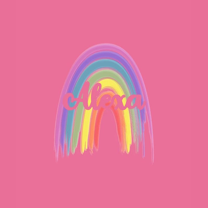 ALEXA Rainbow Cursive