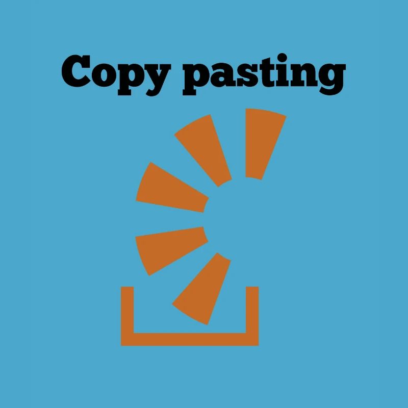 Copy Pasting Programming Coder Software Developer