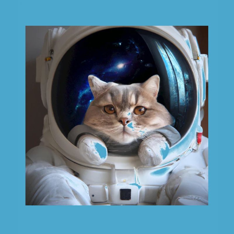 Chat dans l’espace