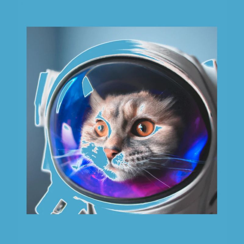 Chat dans l’espace