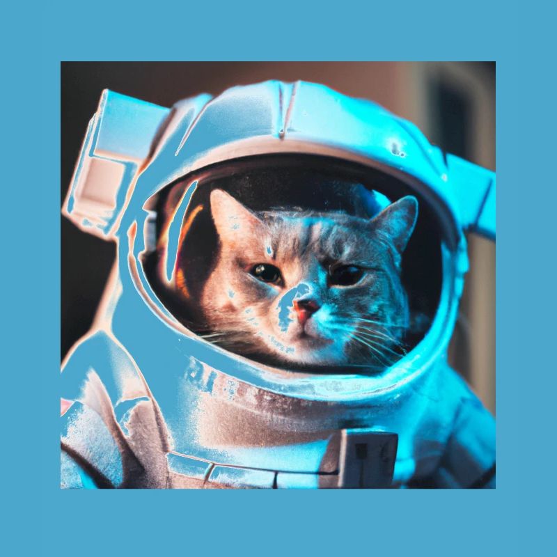 Chat dans l’espace