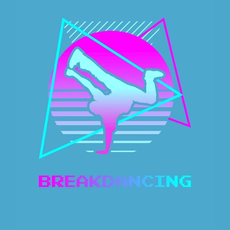 Retro Vintage Classic Breakdancing Breakdance Danc