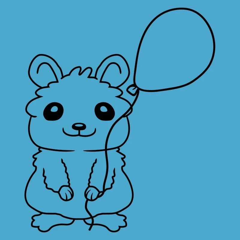 Hamster Balloon Gift Idea Comic